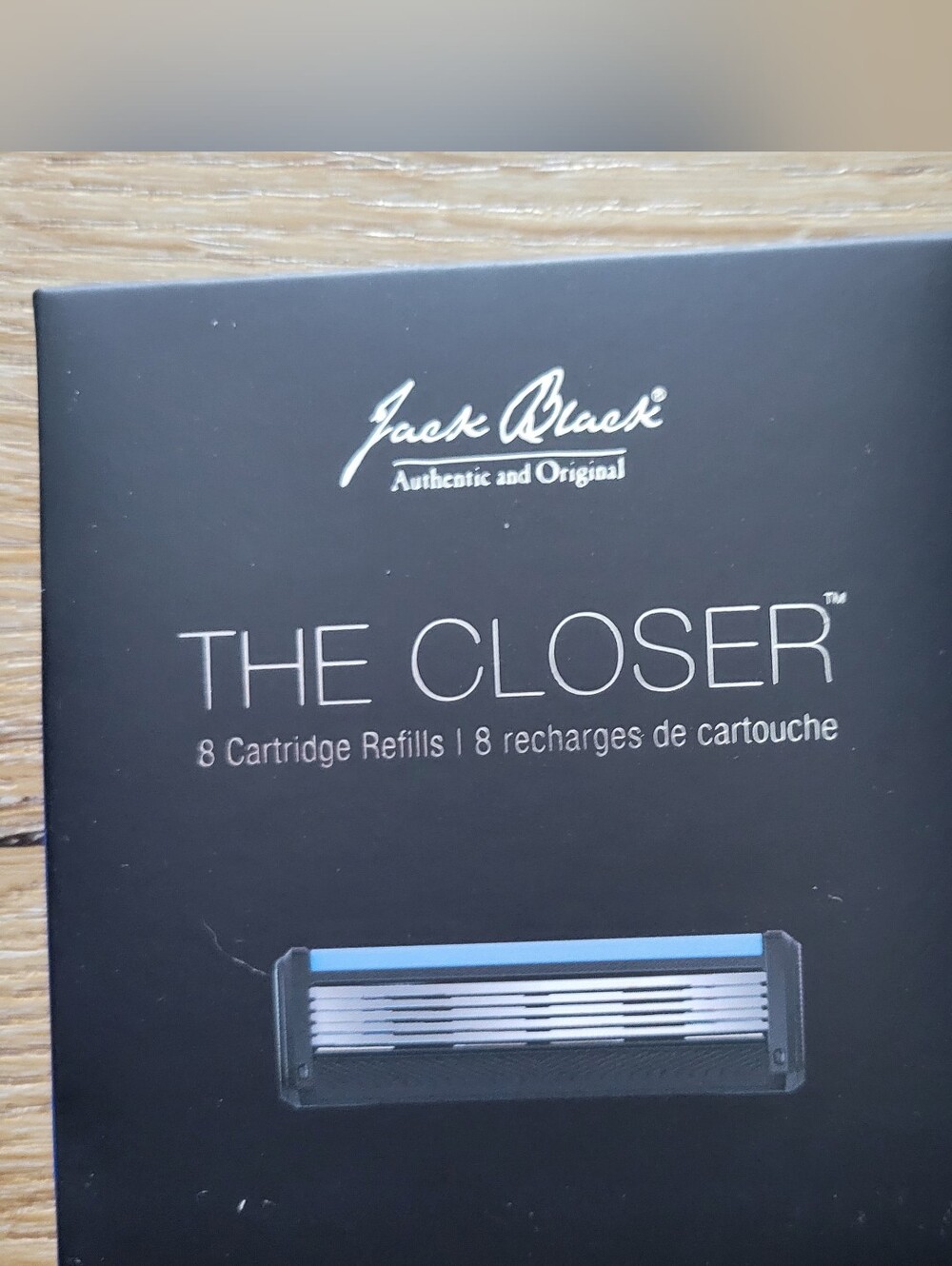 Jack Black The Closer 5-Blade Razor Refills – 8 Pack